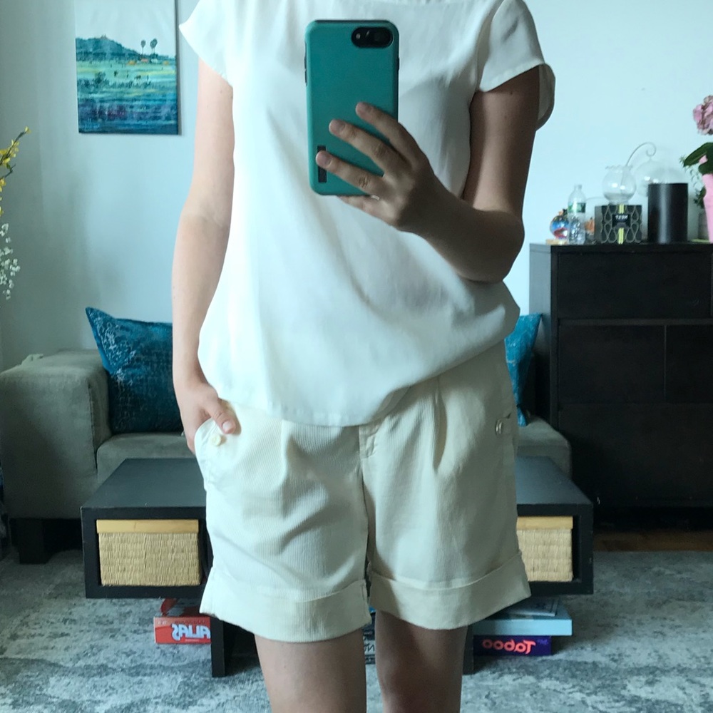 TRANSIT PAR SUCH dressy summer cuffed shorts S